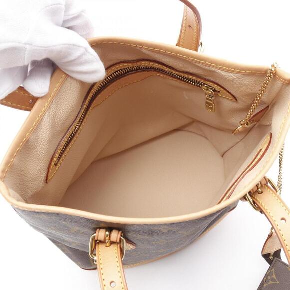 LOUIS VUITTON Brown Monogram Leather Pouch - Picture 4 of 11